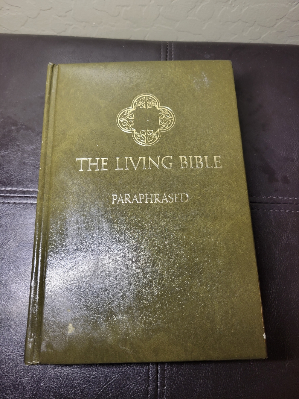 Vintage The Living Bible Paraphrased Hardcover - 1971